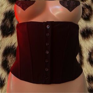Button Down Waist Corset